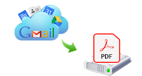 Backup Gmail emails in PDF